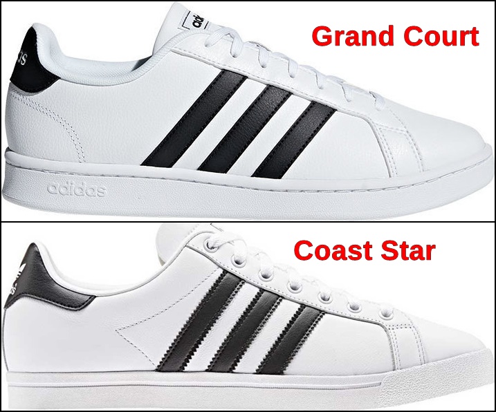 Adidas Grand Court vs Adidas Coast Star