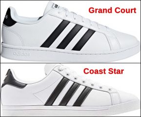 adidas grand court vs coast star